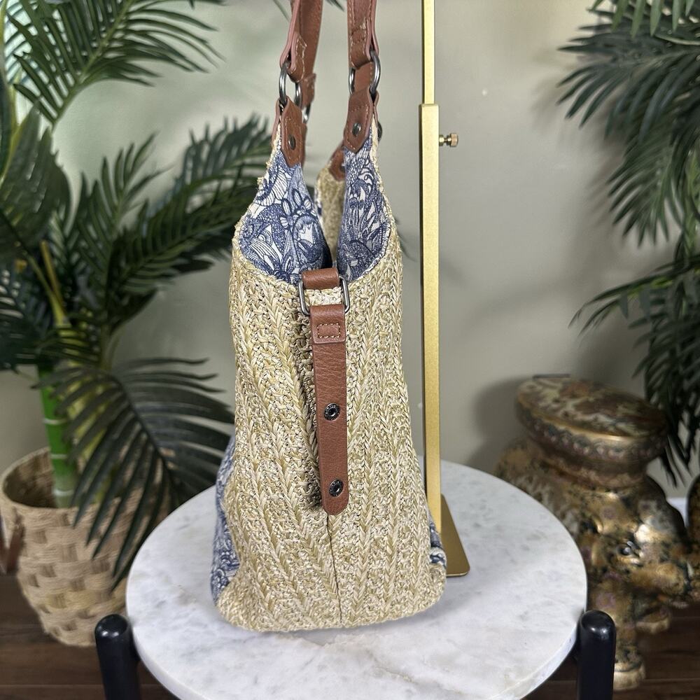 Sak roots Tote Hobo Bucket Large, Corton, Jute Boho Hippie - Picture 11 of 16